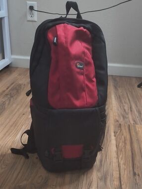 Lowepro Black And Red Camera Backpack